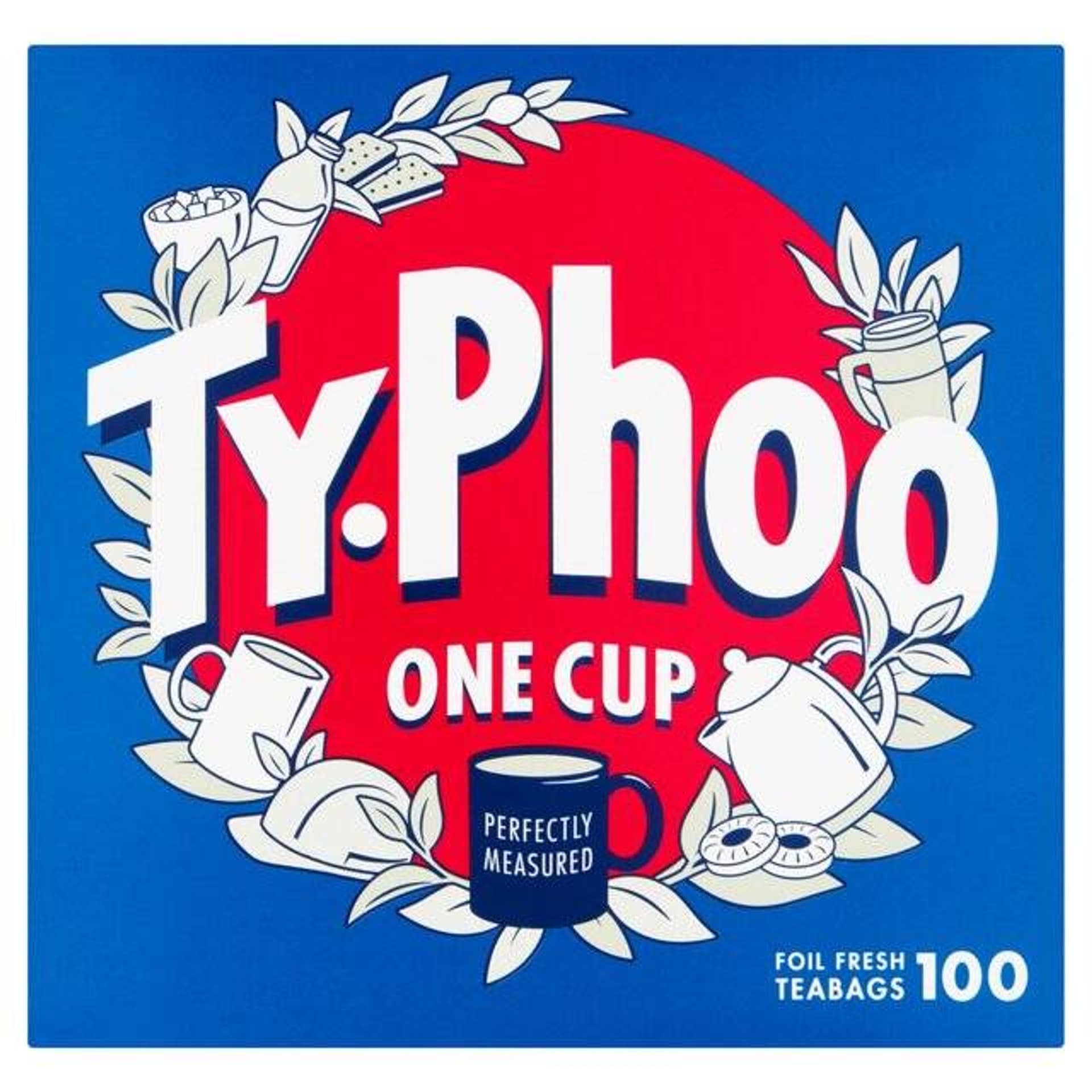 TYPHOO 4x Herbata Czarna angielska 100 torebek