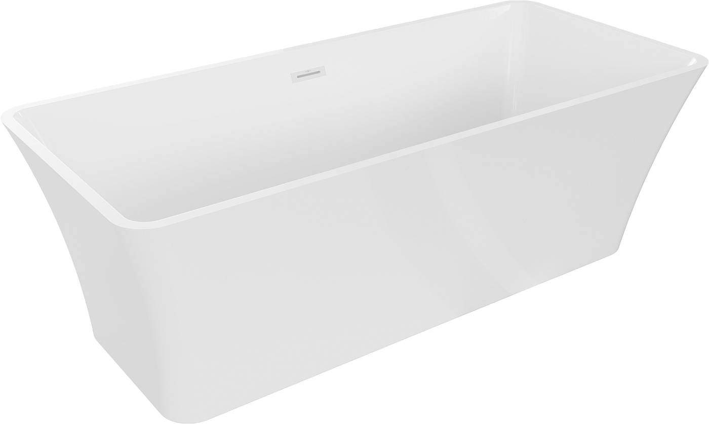 Mexen Tonia wanna wolnostojąca 170 x 75 cm, biała, przelew biały - 52171707500-20