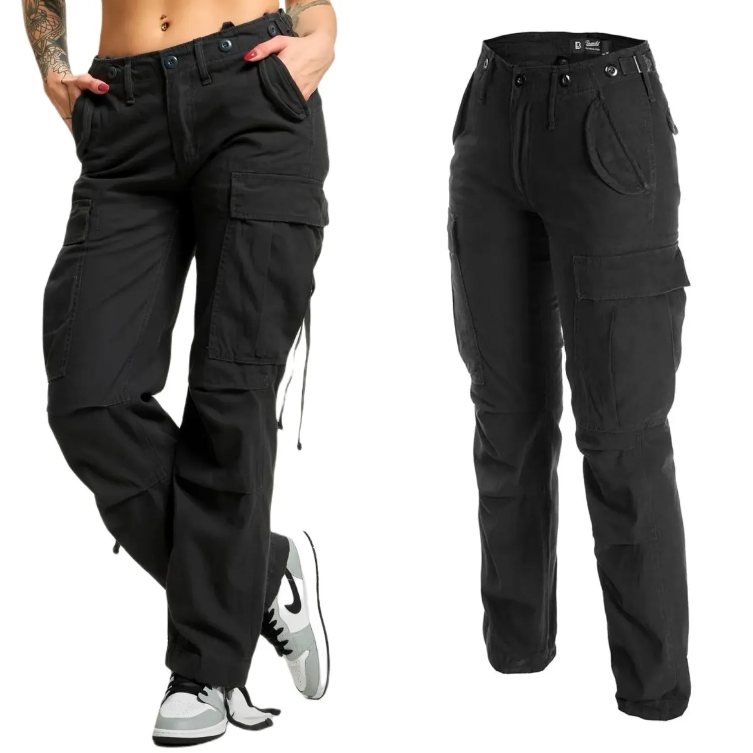 Spodnie Bojówki Damskie BRANDIT M65 - Anthracite