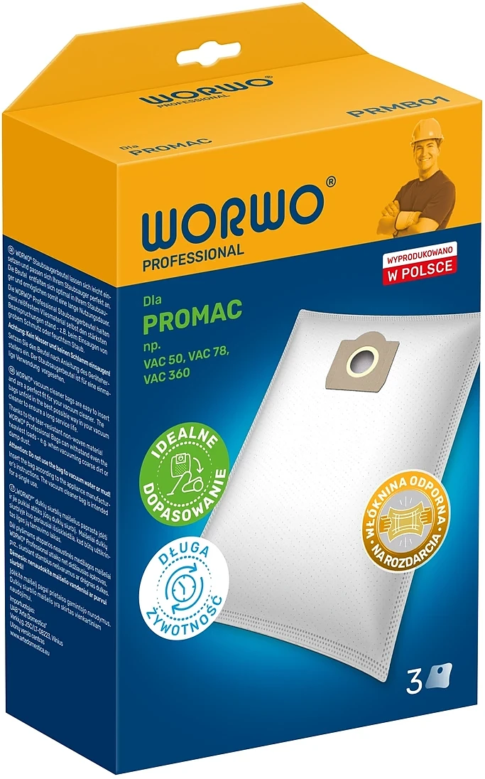 Worki do odkurzacza Worwo PRMB01