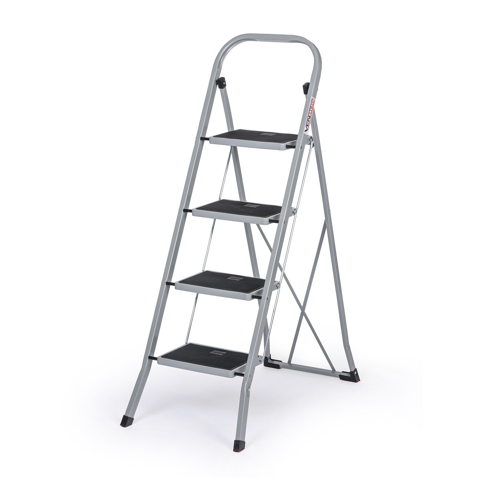 Składane schodki metalowe, 930 mm, 4 schodki