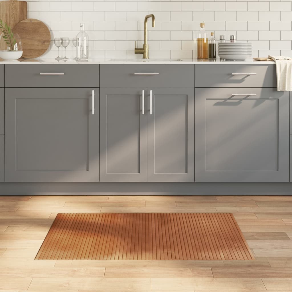 Dywan prostokątny, naturalny, 60x100 cm, bambusowy