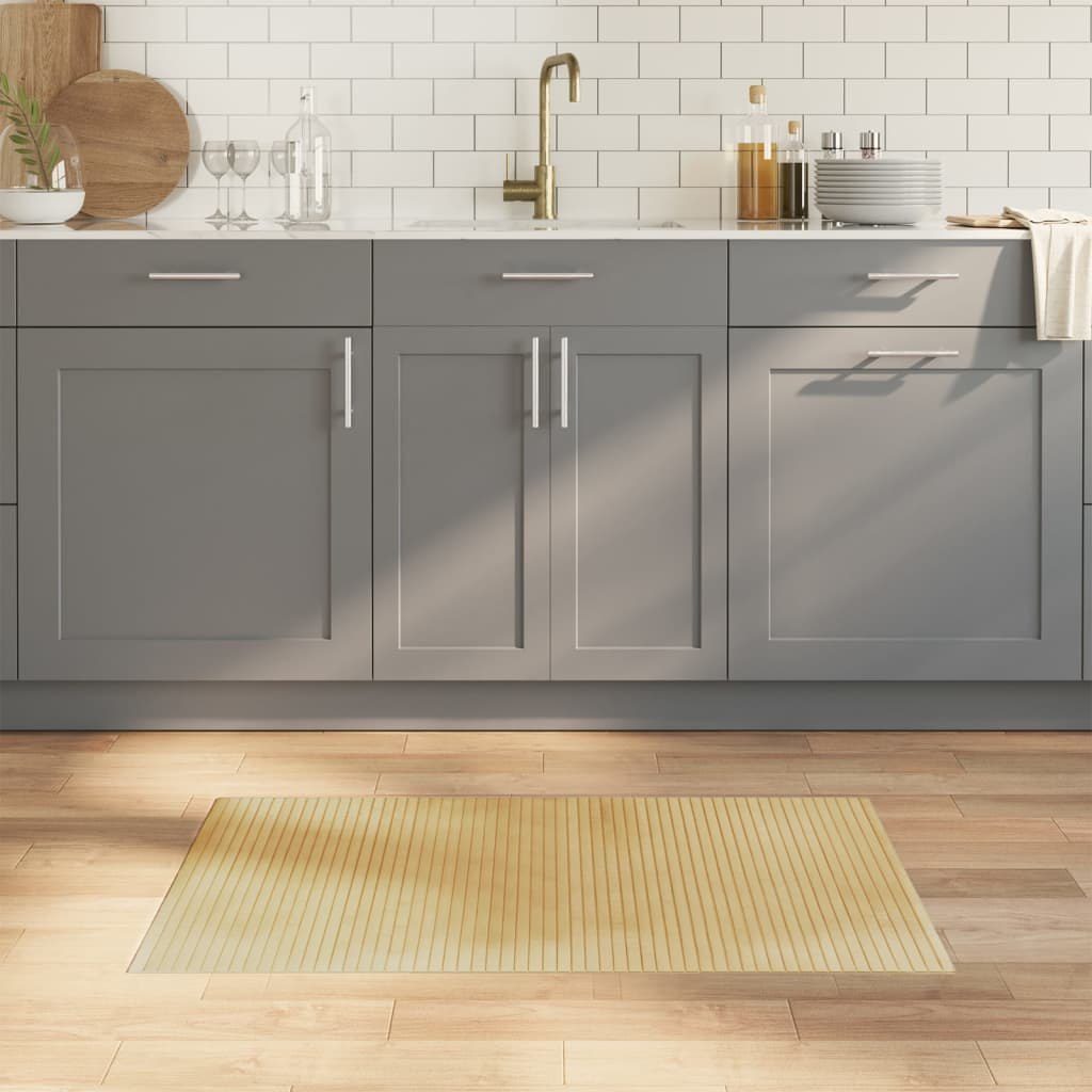 Dywan prostokątny, jasny naturalny, 60x100 cm, bambusowy