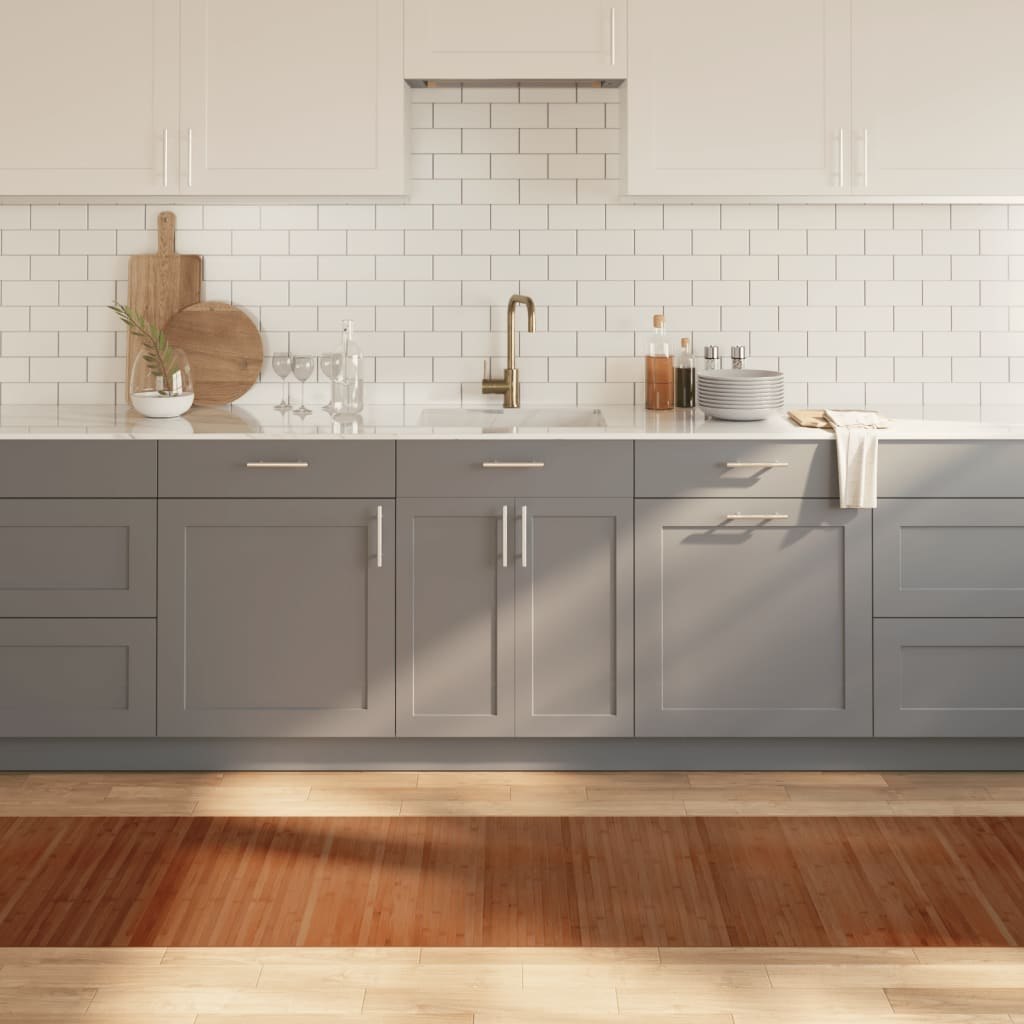 Dywan prostokątny, brązowy, 70x500 cm, bambusowy