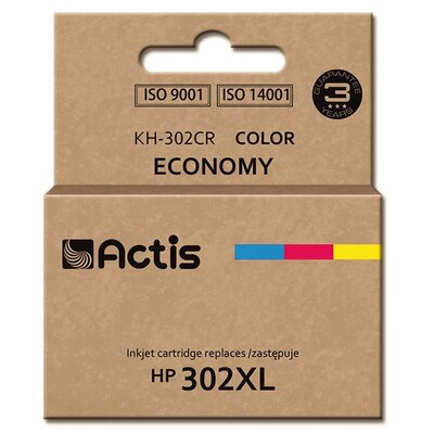 Actis Tusz KH-302CR (do drukarki Hewlett Packard, zamiennik HP 302XL F6U67AE standard 21ml trójkolorowy) EXPACSAHP0120