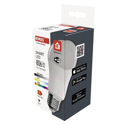 Inteligentna żarówka LED EMOS GoSmart ZQW514R 9W E27 Wi-Fi