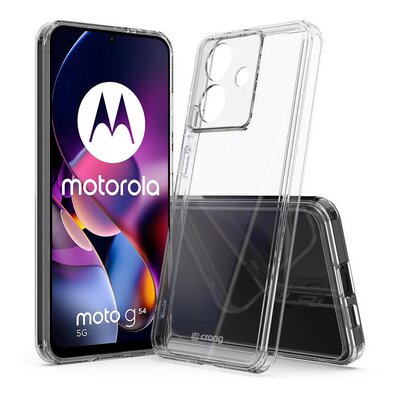 Etui CRONG Crystal Shield Cover do Motorola Moto G54 Przezroczysty