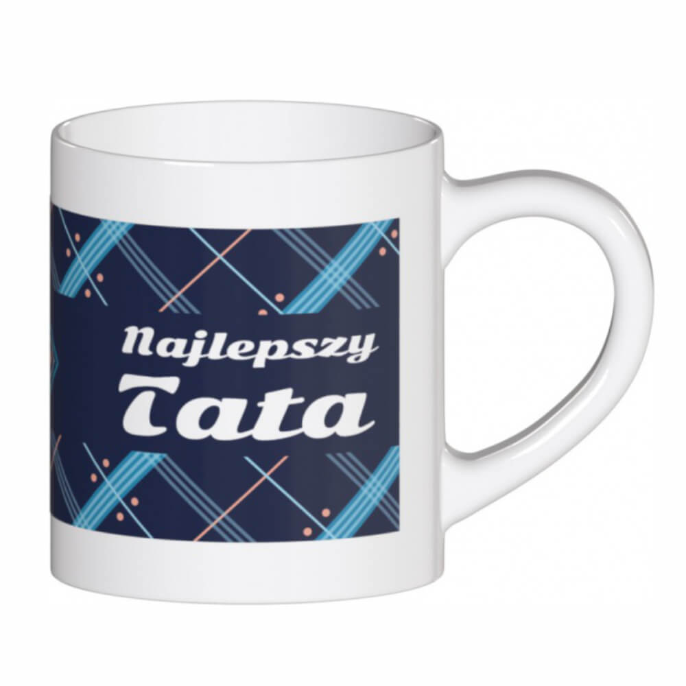 Kubek Najlepszy Tata - uroczy gadżet, przydatny do przygotowania kawy lub herbaty, 250ml, wykonany z ceramiki, idealny podarunek dla Taty na Dzień Ojc
