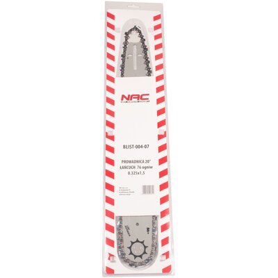 Zestaw NAC Prowadnica 20 50 cm + Łańcuch 76 Ogniw 0.325x1.5