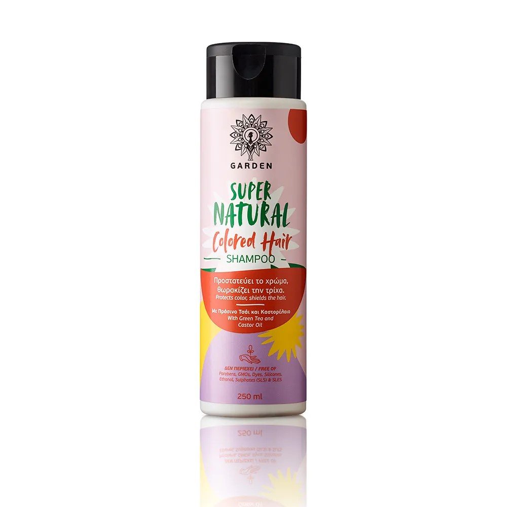 Garden - Supernatural Shampoo Colored Hair, Szampon Do Włosów, 250ml
