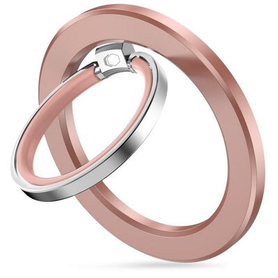 Uchwyt i podstawka TECH-PROTECT MMR300 Magsafe Phone Ring Różowe złoto