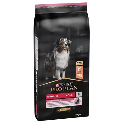 Purina Pro Plan Medium Adult Sensitive Skin Optiderma 14 kg