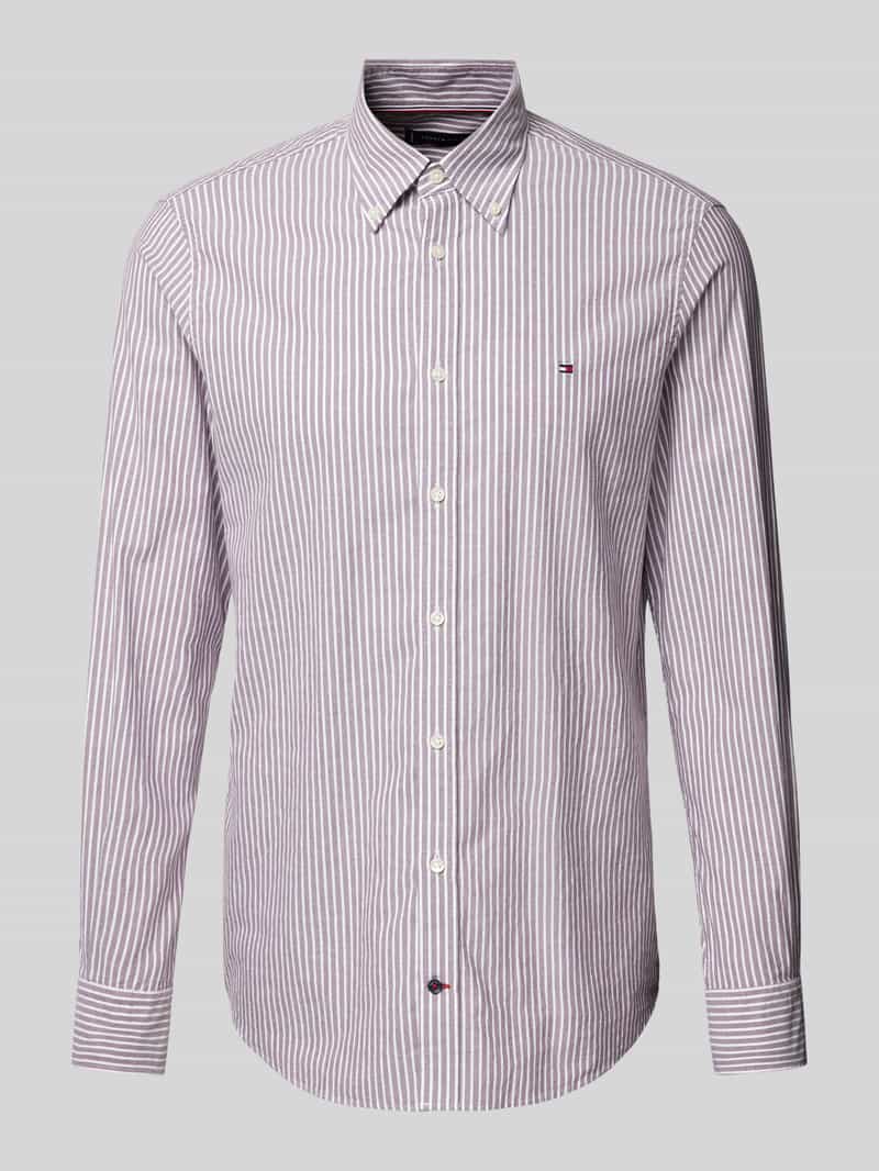 Koszula biznesowa o kroju slim fit z kołnierzykiem typu button down model ‘ROYAL’