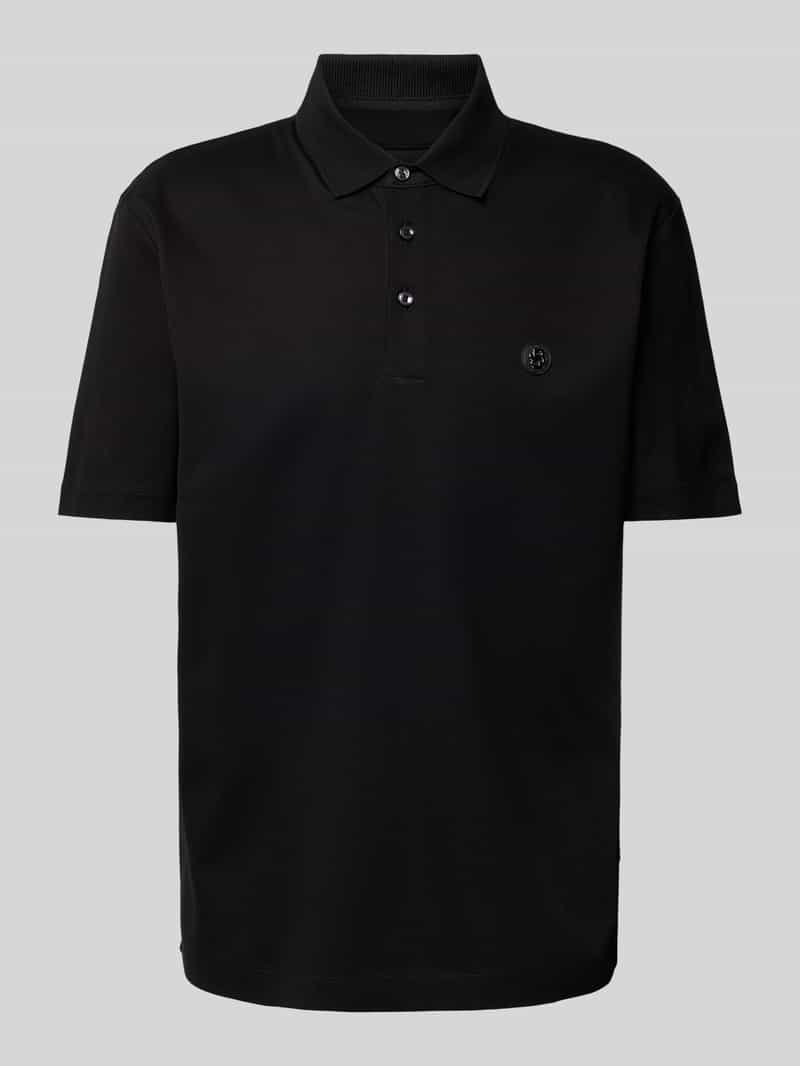 Koszulka polo o kroju slim fit z naszywką z logo model ‘Parris’