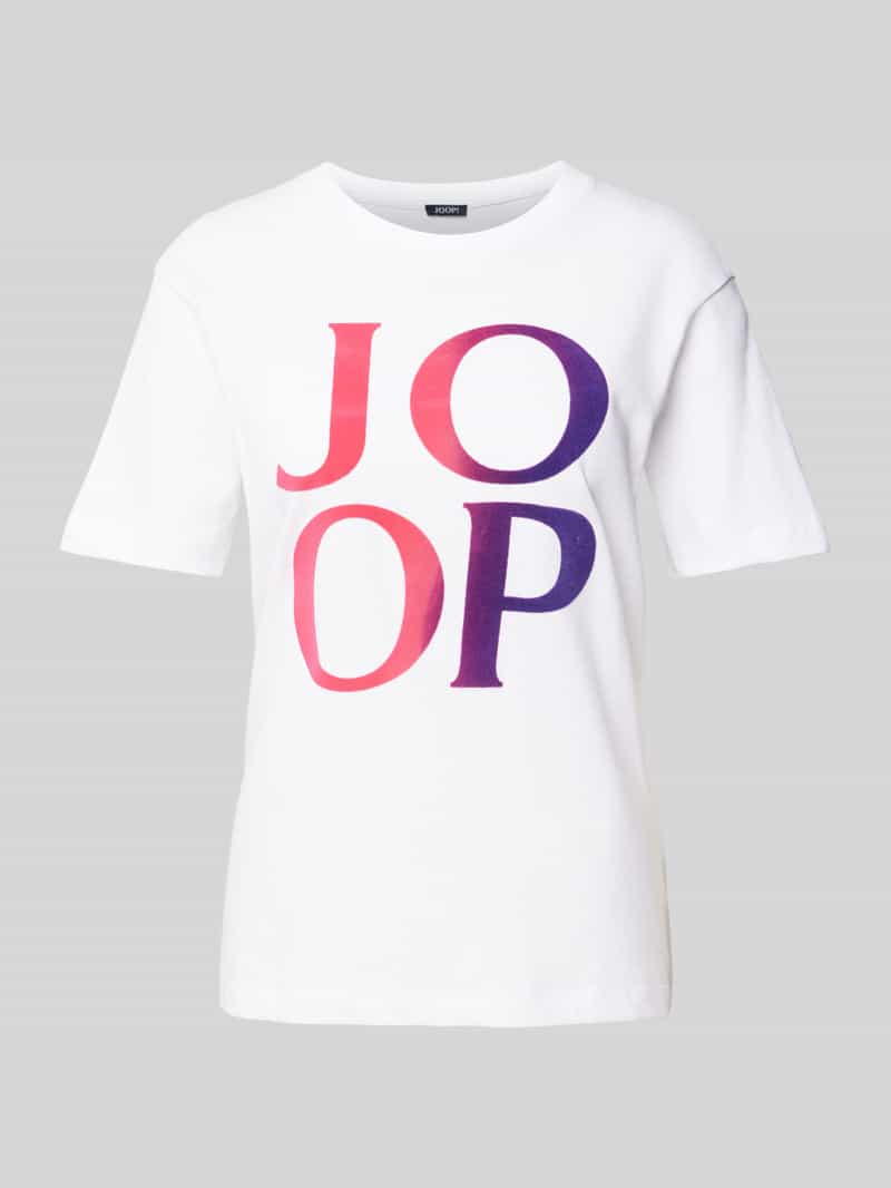 T-shirt z nadrukiem z logo