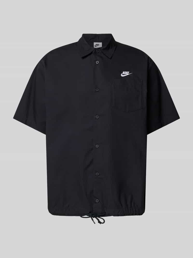 Koszula casualowa o kroju regular fit z wyhaftowanym logo
