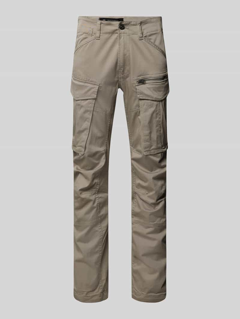 Spodnie cargo o kroju regular tapered fit z dodatkiem streczu model ‘Rovic’