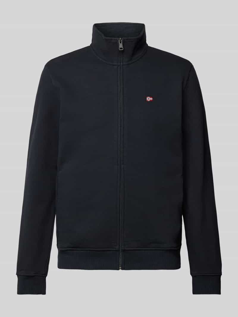 Bluza rozpinana z wyhaftowanym logo model ‘BALIS’