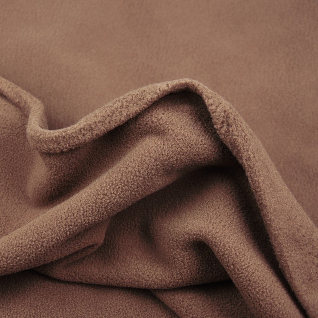 Tkanina Polar Premium jasny brązowy
