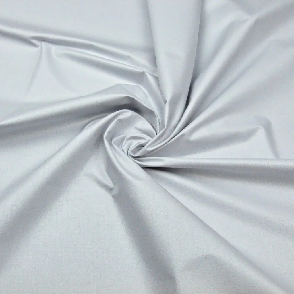 Tkanina bawełniana jednokolorowa jasno szara 220cm (KR)