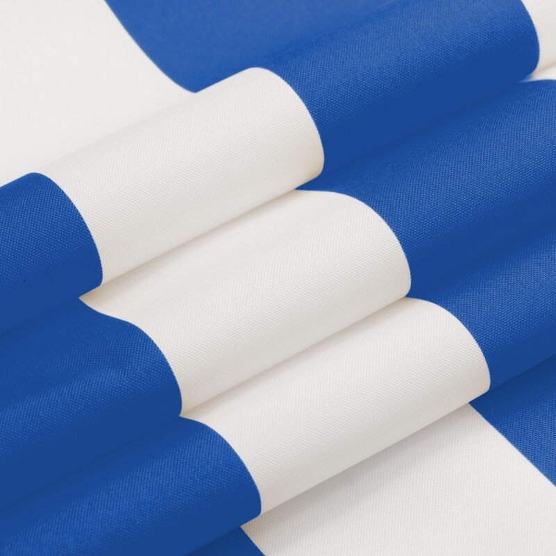 Tkanina wodoodporna pasy szafirowe