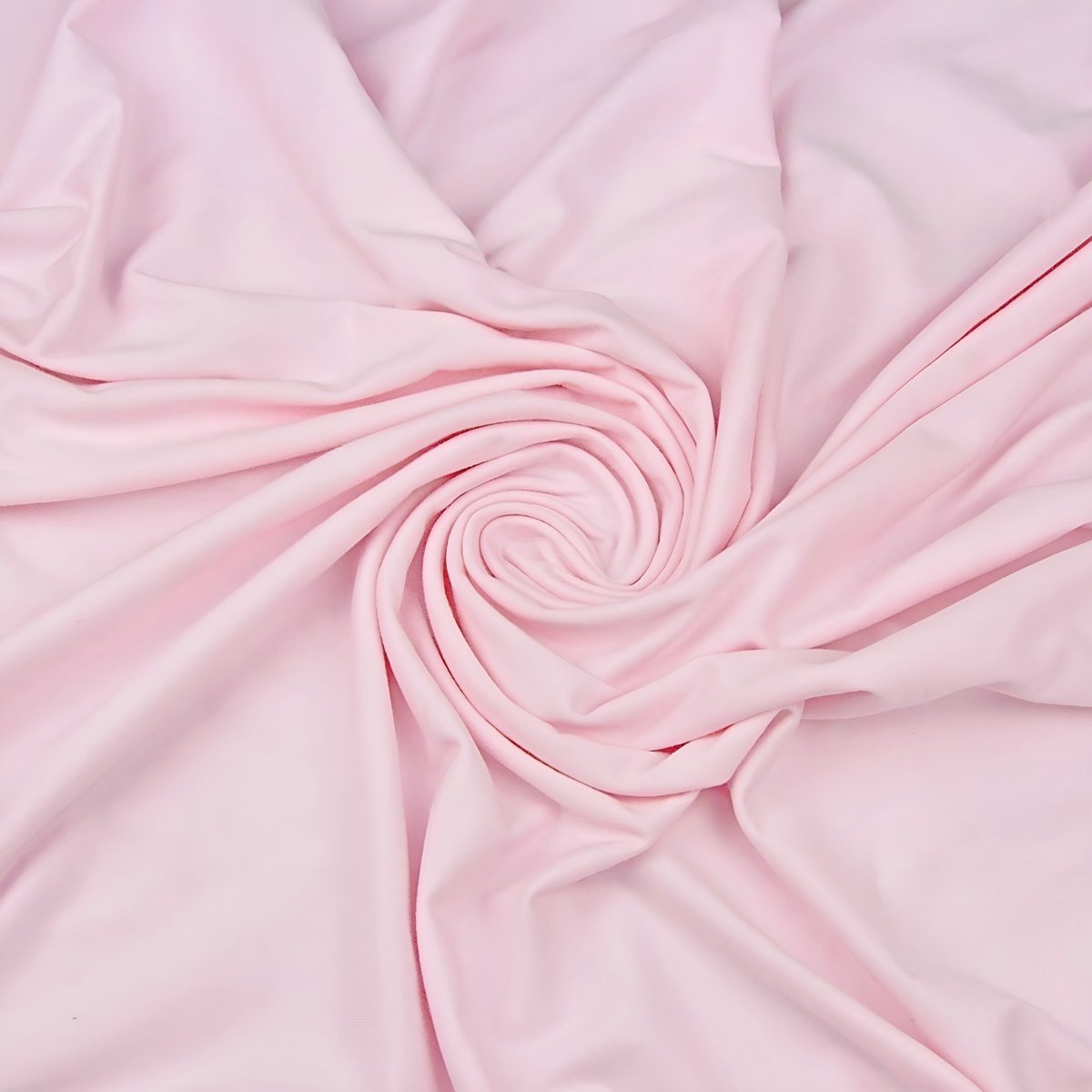 Dzianina bawełniana Jersey jednokolorowa pudrowy róż