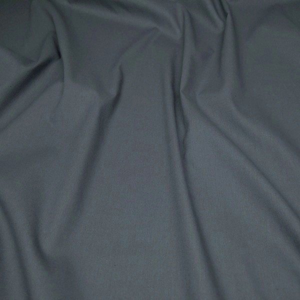 Tkanina bawełniana jednokolorowa grafitowa - 19
