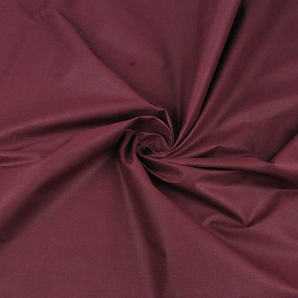 Tkanina bawełniana jednokolorowa bordowa - 75