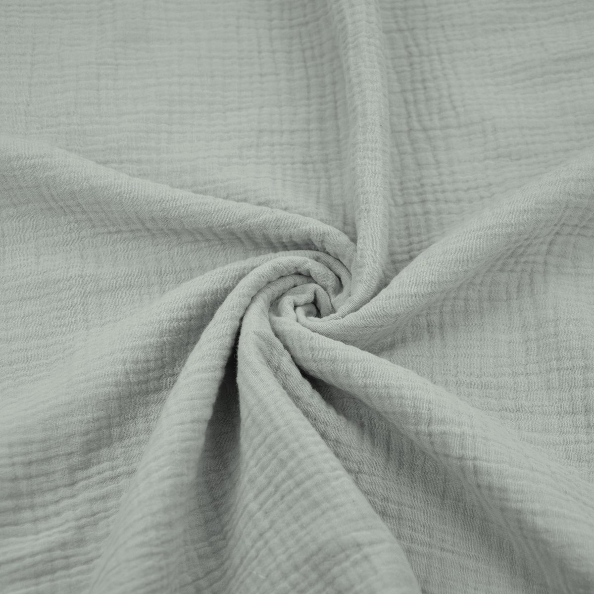 Tkanina Muślin double gauze jasno szary (Glacier Gray)