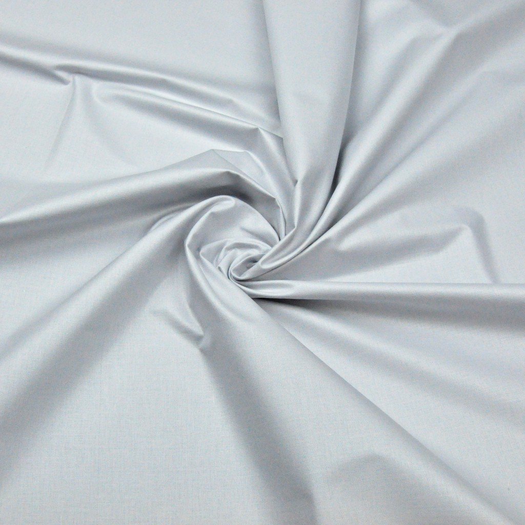 Tkanina bawełniana jednokolorowa jasno szara - 18