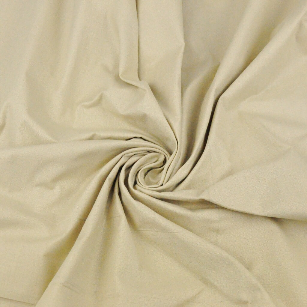 Tkanina bawełniana jednokolorowa piaskowa - 70