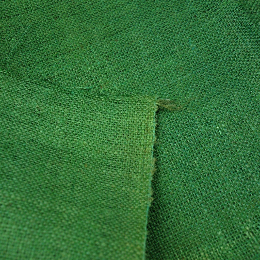 Tkanina Surowa Juta 100% - zielona