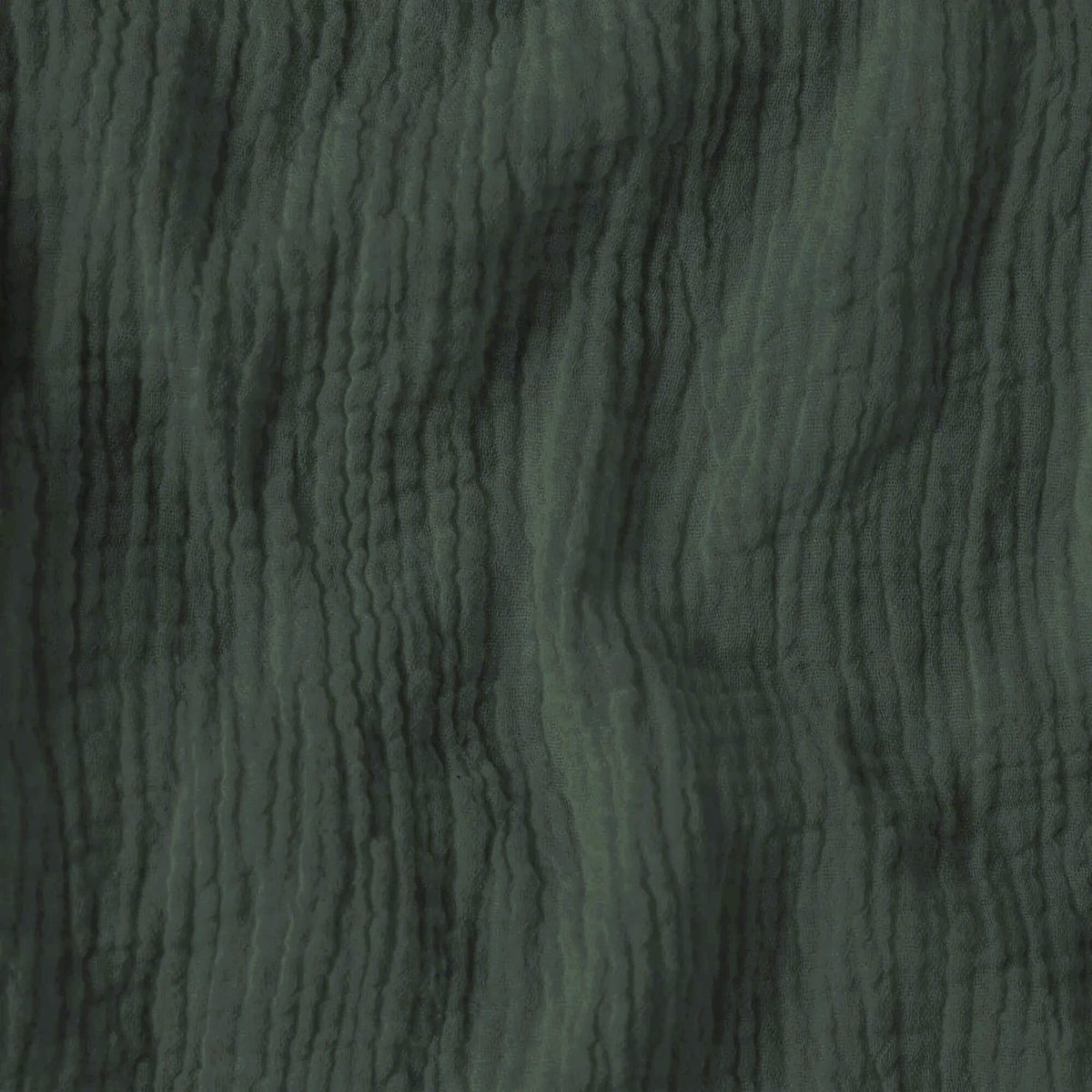 Tkanina Muślin double gauze khaki (Winter Moss)
