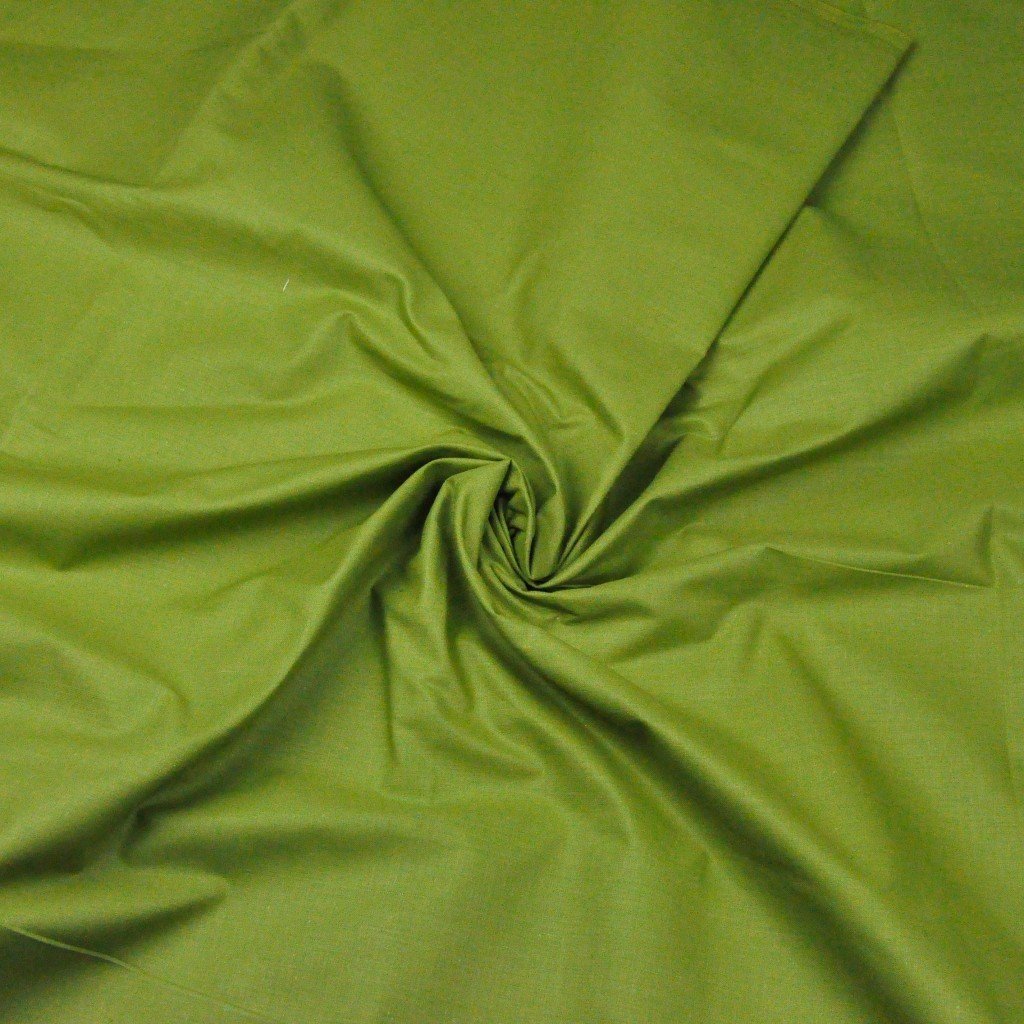 Tkanina bawełniana jednokolorowa oliwka - 40