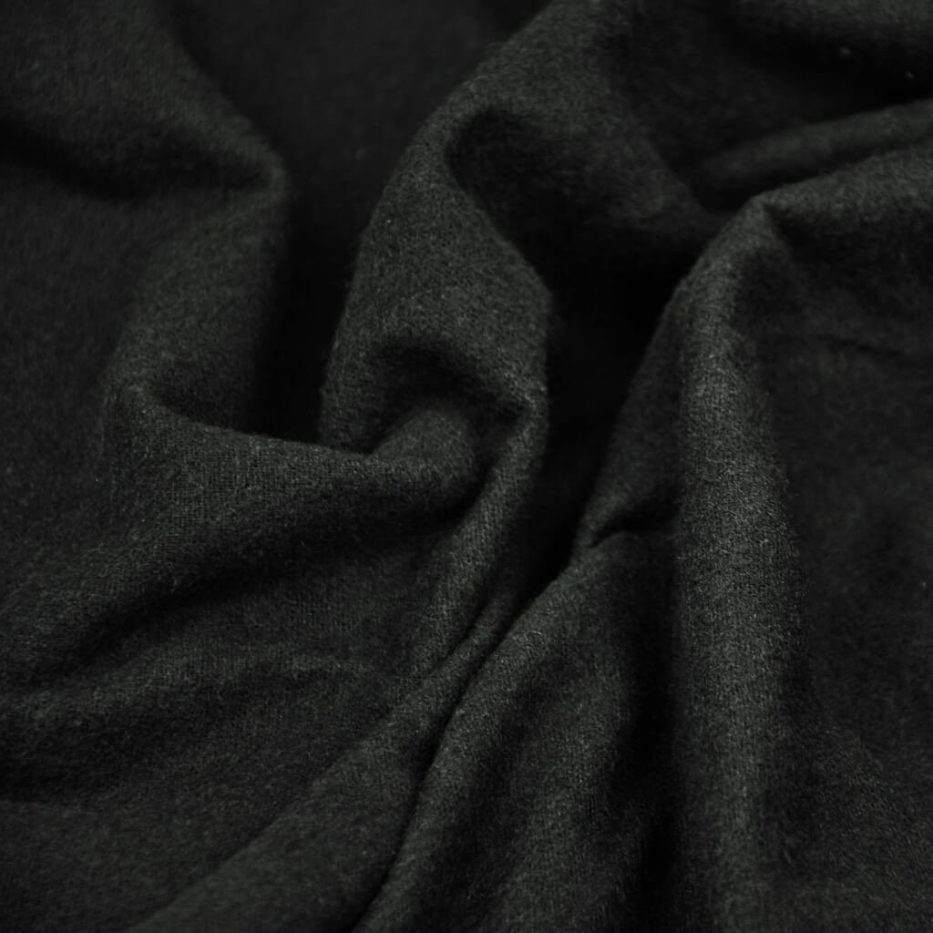 Tkanina Flanela czarna