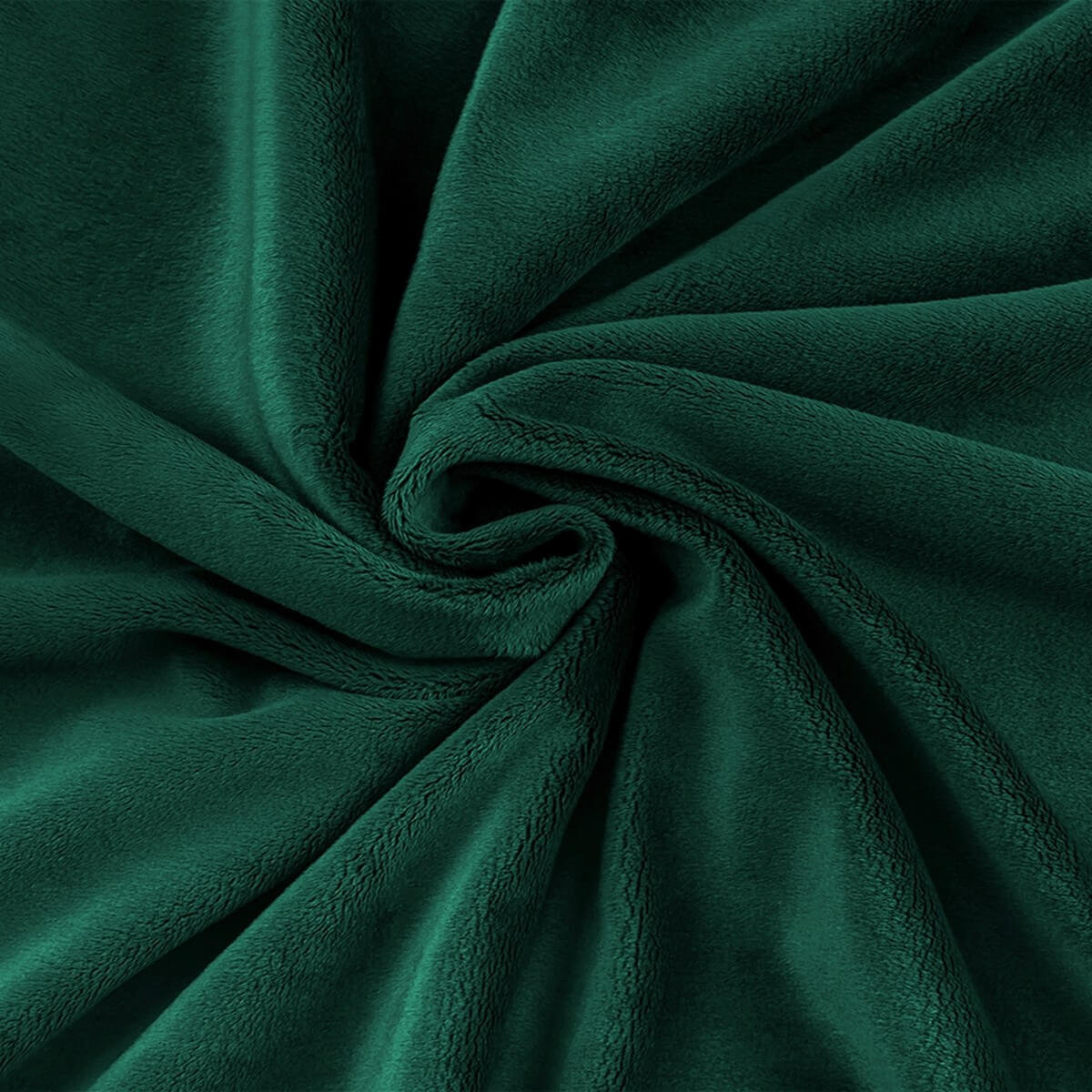 Materiał Minky gładki Premium zielony butelkowy (Green Bottle)