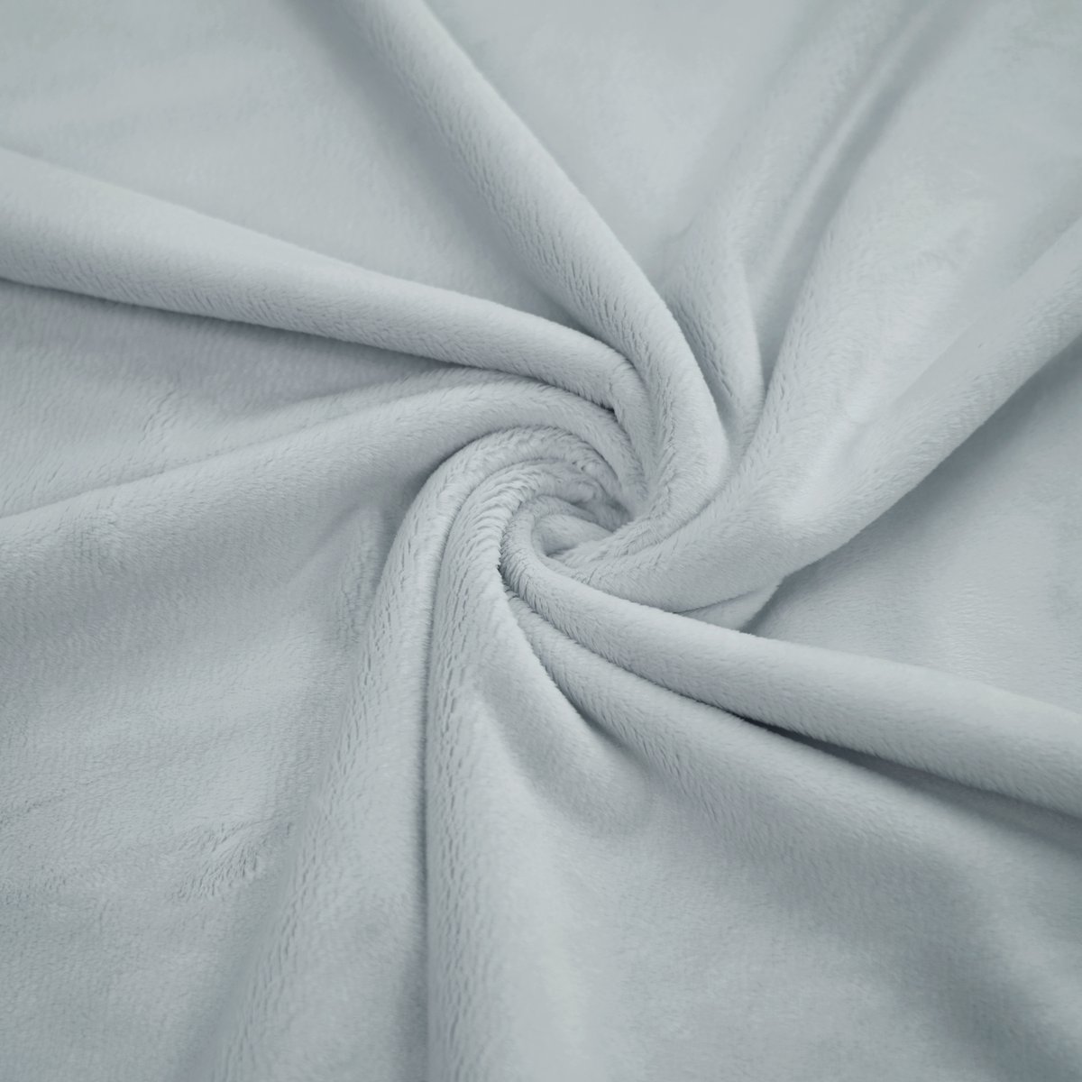 Materiał Minky gładki Premium jasny szary (Glacier Gray)