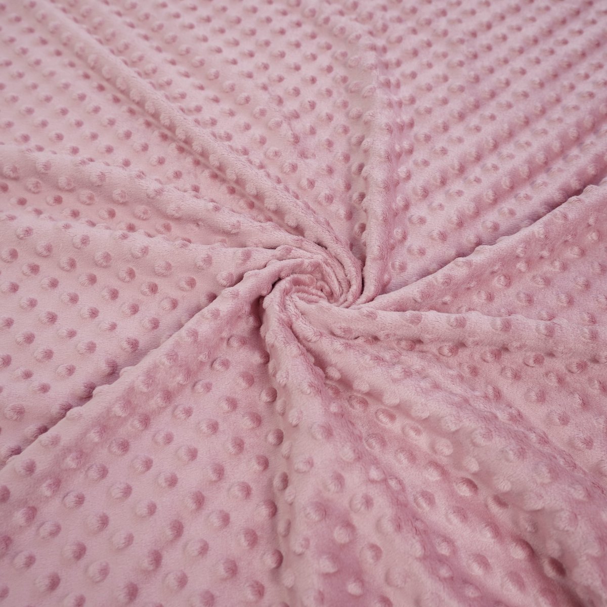 Materiał Minky Premium brudny róż (Foxglove)