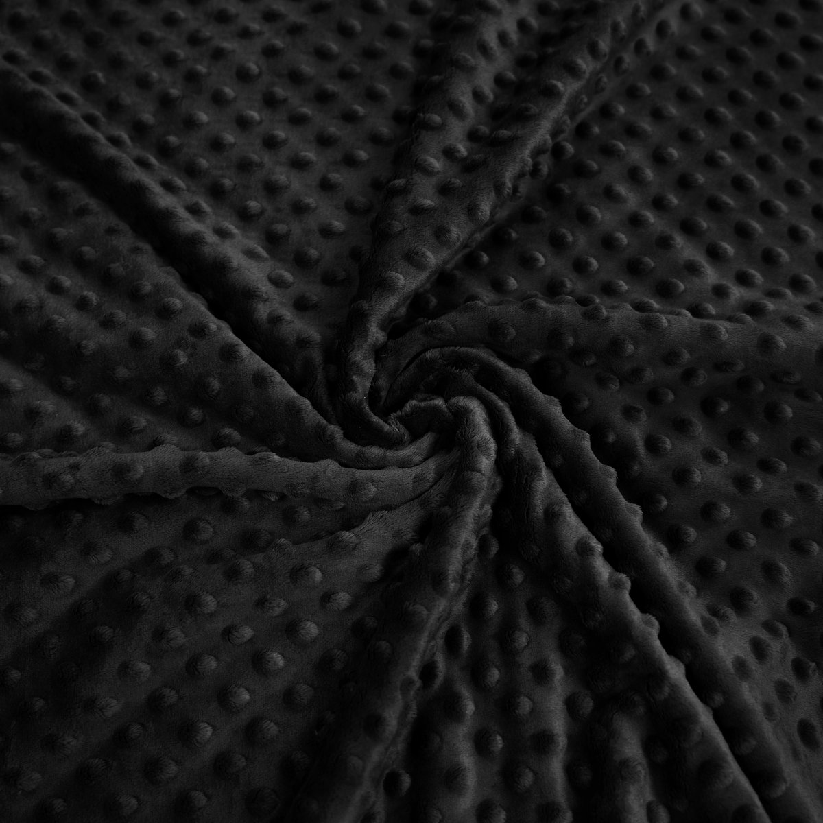 Materiał Minky Premium 270g/m2 - czarny