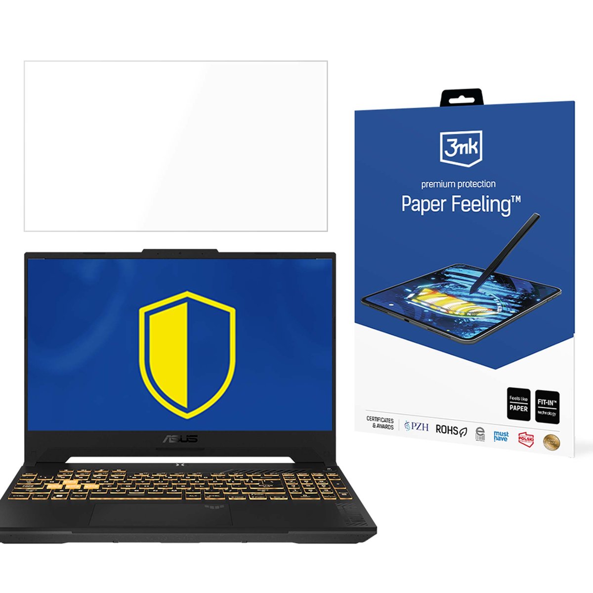 [2 szt.] Folia ochronna na ekran do ASUS TUF Gaming F15 - 3mk Paper Feeling