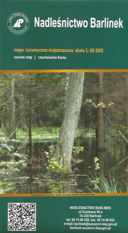 Nadleśnictwo Barlinek. Mapa turystyczno-krajoznawcza 1:50 000