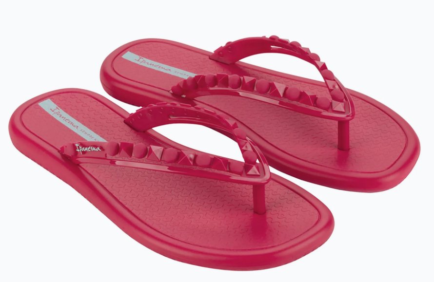 Japonki klapki damskie plażowe basenowe letnie ozdobne Ipanema Black R.40