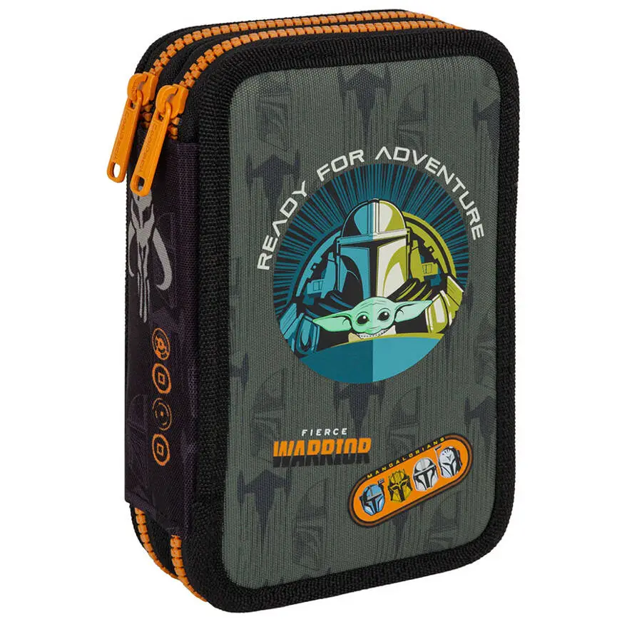 Piórnik podwójny z wyposażeniem CoolPack Disney Core Jumper 2 Mandalorian - PATIO