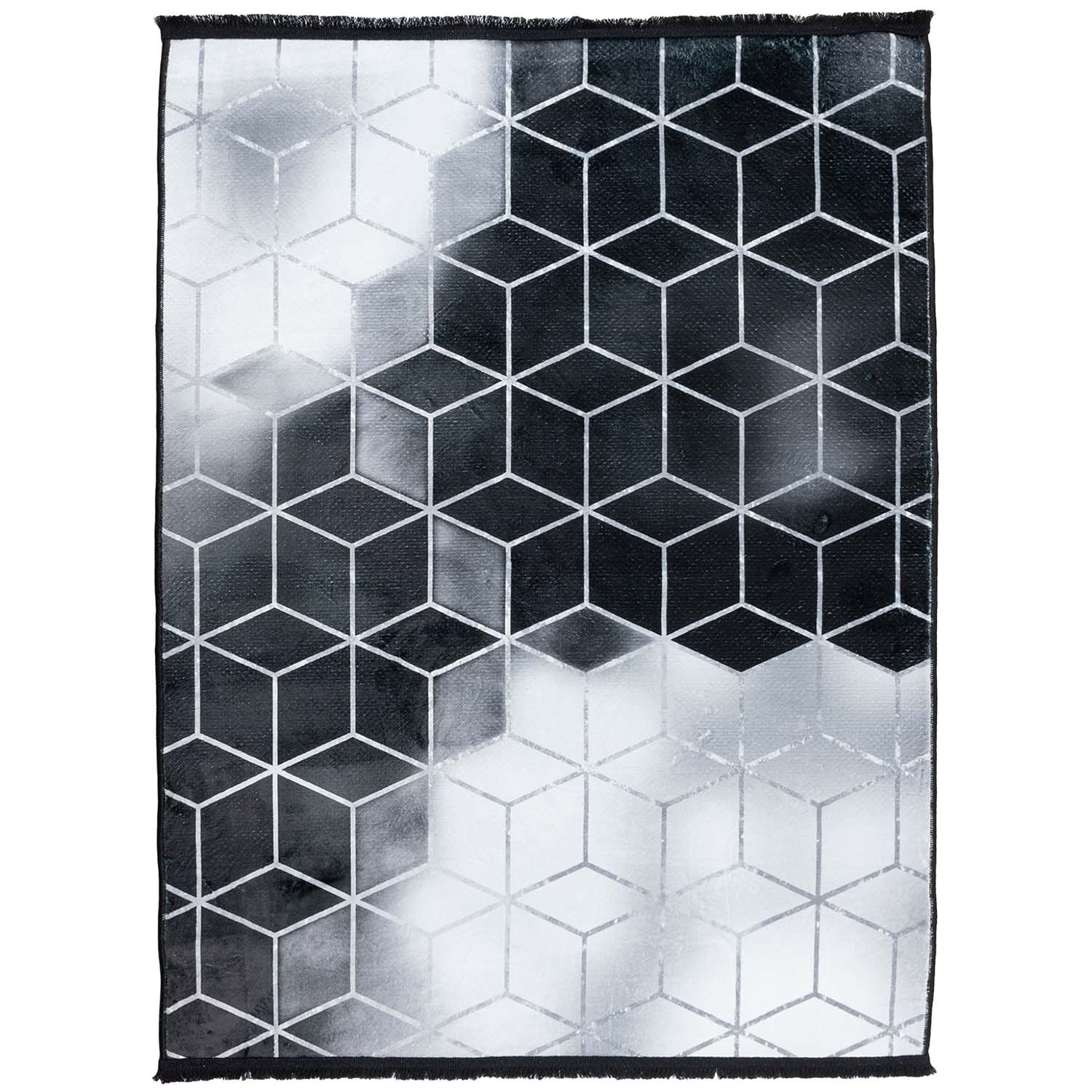 Dywan Multi-Decor Bamboo, 120 x 160 cm, szara geometria