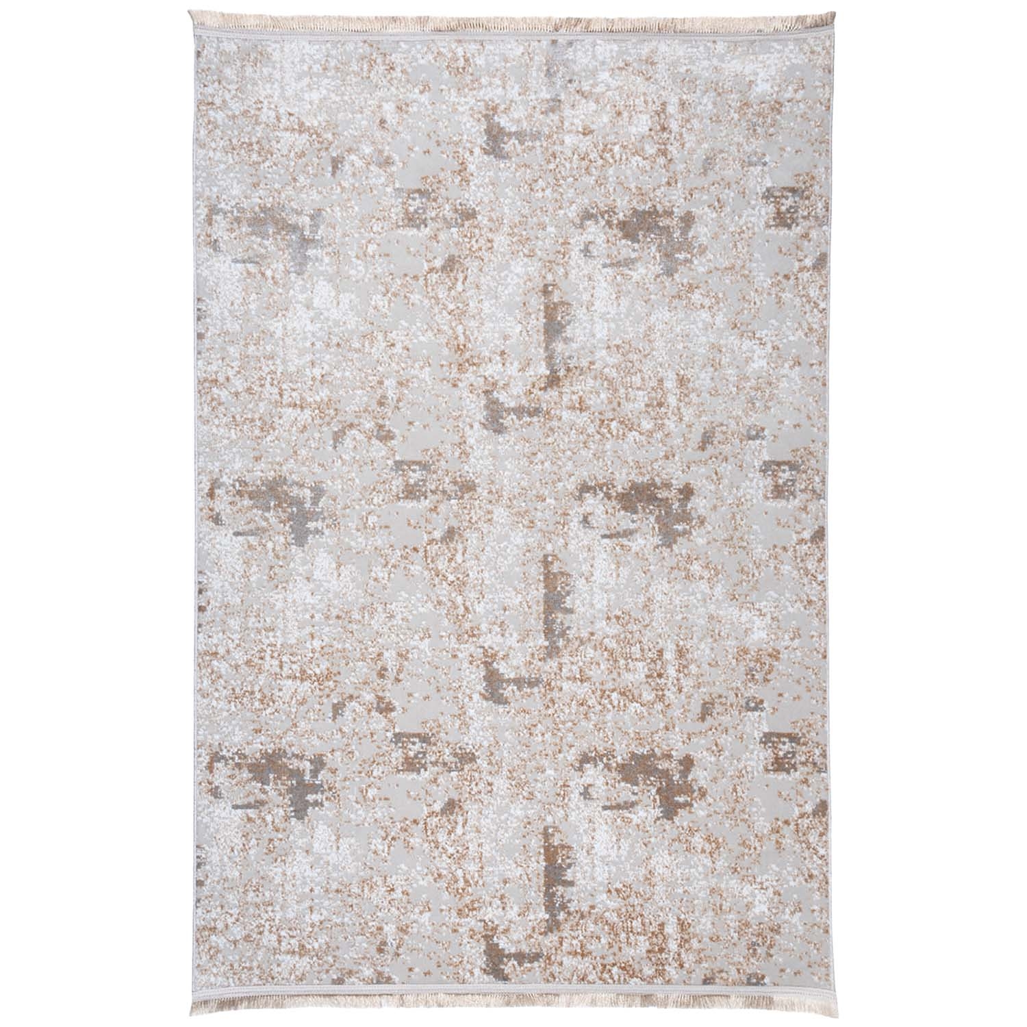 Dywan Multi-Decor Eclipse, 80 x 150 cm, przecierka, beżowy z frędzlami