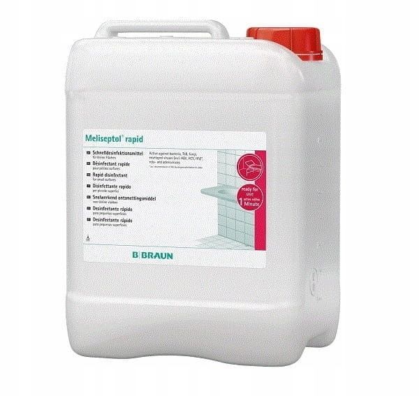 B. Braun Meliseptol Rapid środek do szybkiej dezynfekcji powierzchni 5 l Kanister | Nowy sklep, ponad 1000 promocji! NN-MBR-DPMR-003