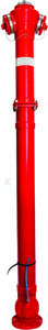Hydrant zewnętrzny nadziemny HN3 DN80 H=2150mm, PN16, GJS-żeliwo sfero, łamany, podwójne zamknięcie - grzybek, kolumna stalowa