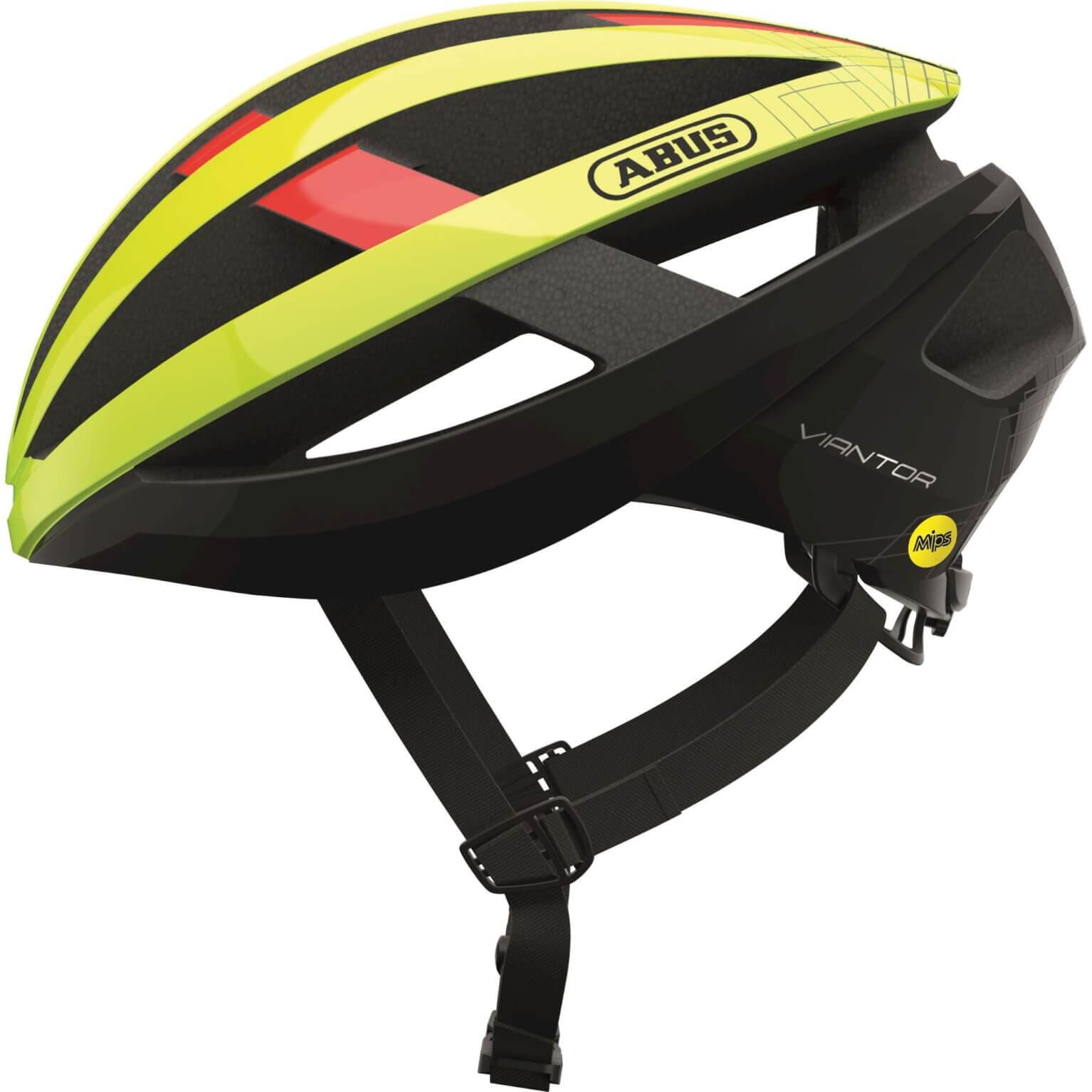 Abus Viantor MIPS Helmet, żółty/czarny M | 52-58cm 2022 Kaski rowerowe 89215