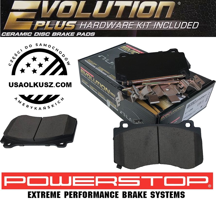 Przednie klocki hamulcowe POWERSTOP Z17 EVOLUTION PLUS Jeep Grand Cherokee SRT 6,1 V8 -2010