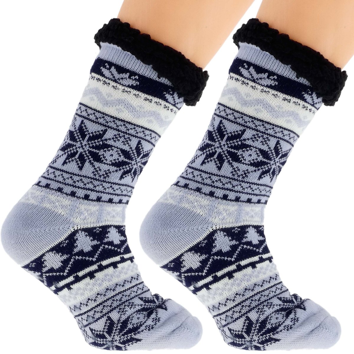 Ciepłe Męskie Skarpetki Zimowe Norweski Design 41-46